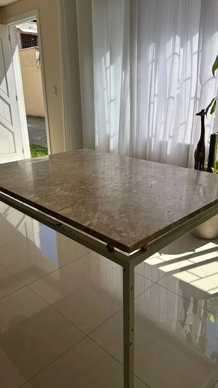 Mesa marmore travertino