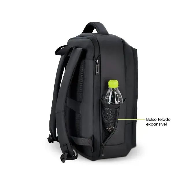 Mochila para Notebook Get Journey Preta 17" - WZetta - Foto 2
