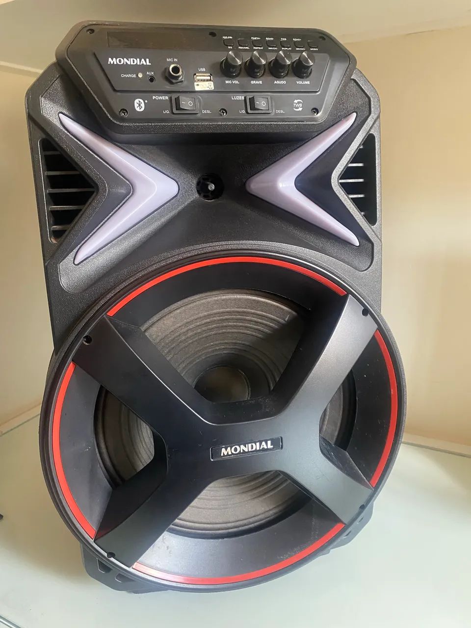 Caixa Amplificada Mondial CM-400 Bluetooth