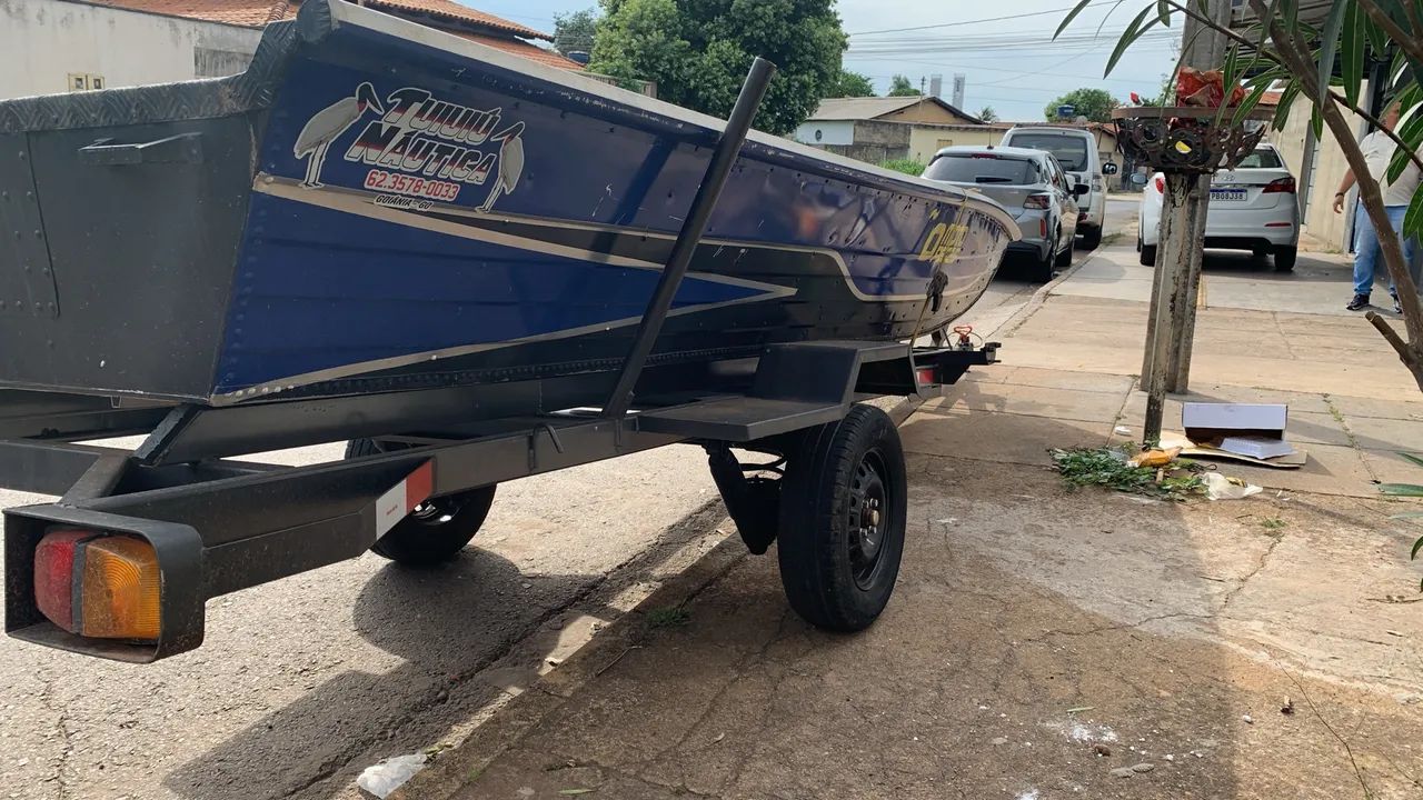 Canoa e motor 18 hp  - Foto 4