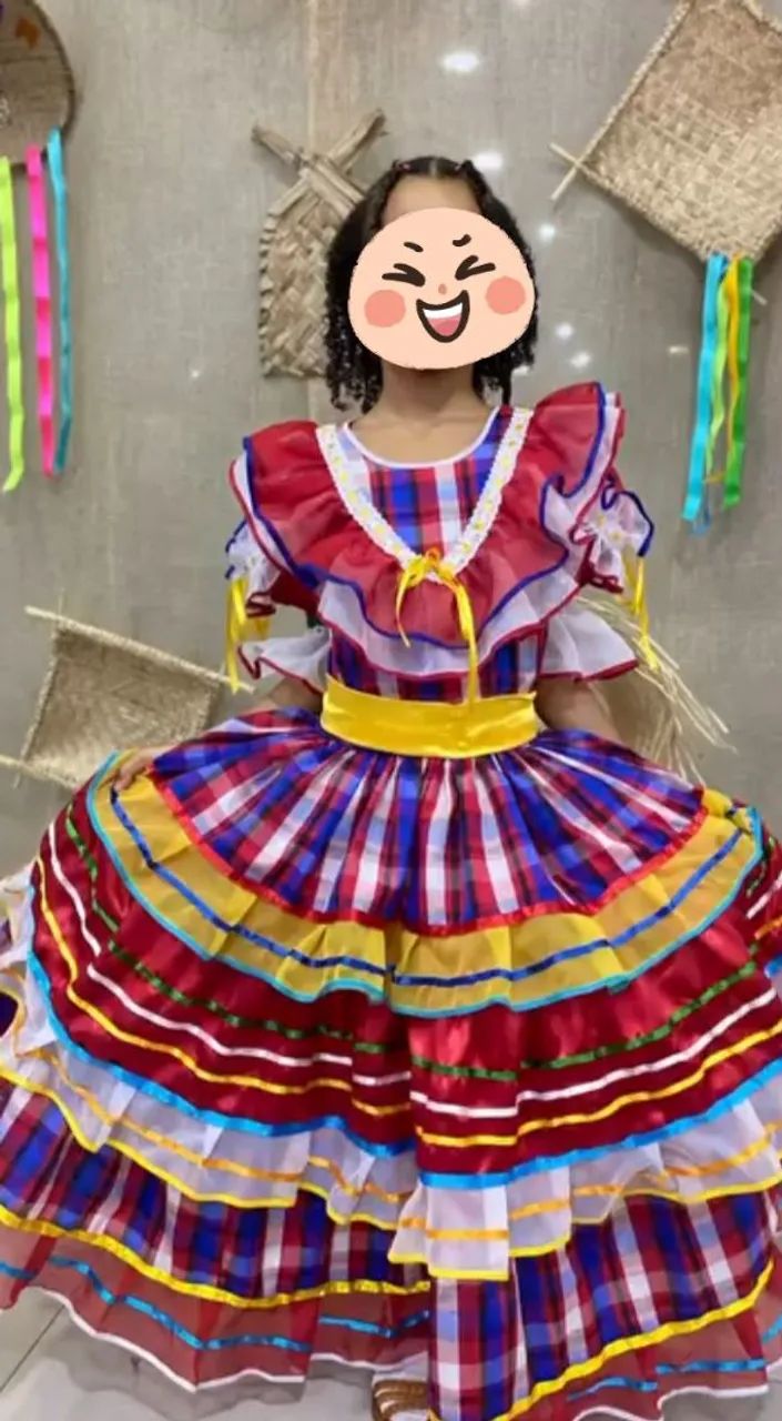 Vestido de quadrilha 