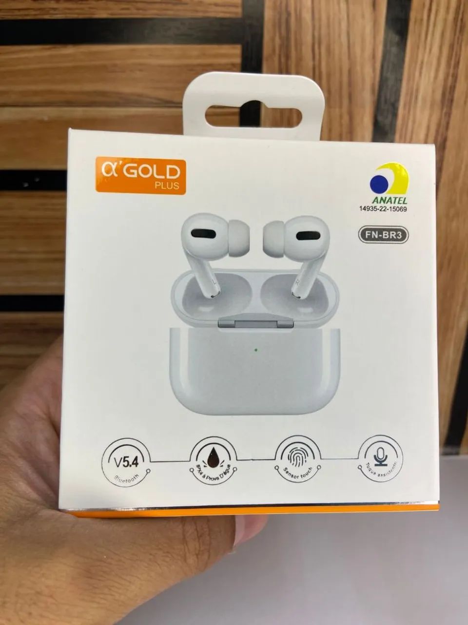 Fone Bluetooth Wirelles Branco 5.3 FN-BR3 A?Gold Plus - Foto 3