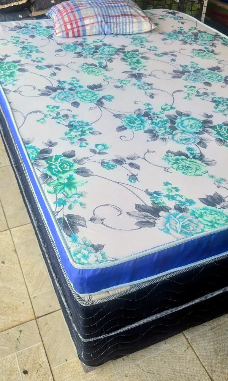 Cama Casal Box com Colchão - Foto 4