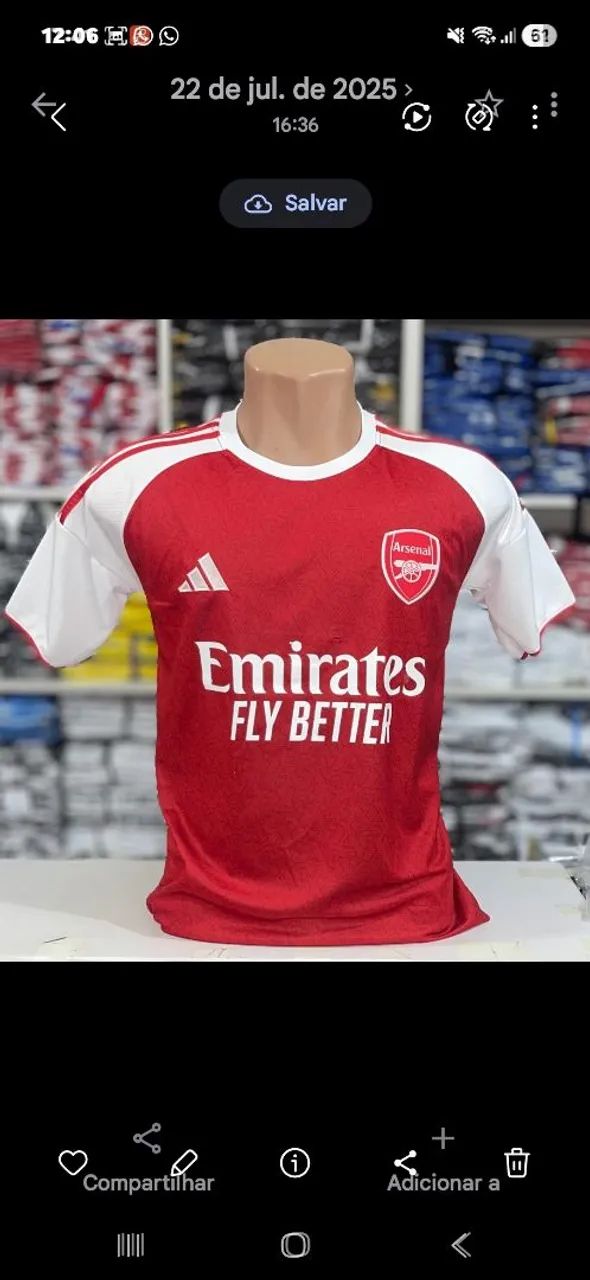 Camisa Arsenal 