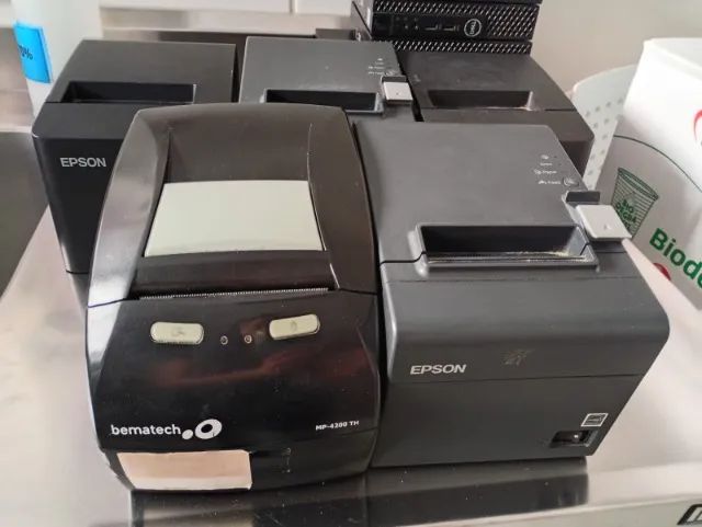 KIT DE IMPRESSORAS TÉRMICAS DE CUPOM FISCAL EPSON/BEMATECH