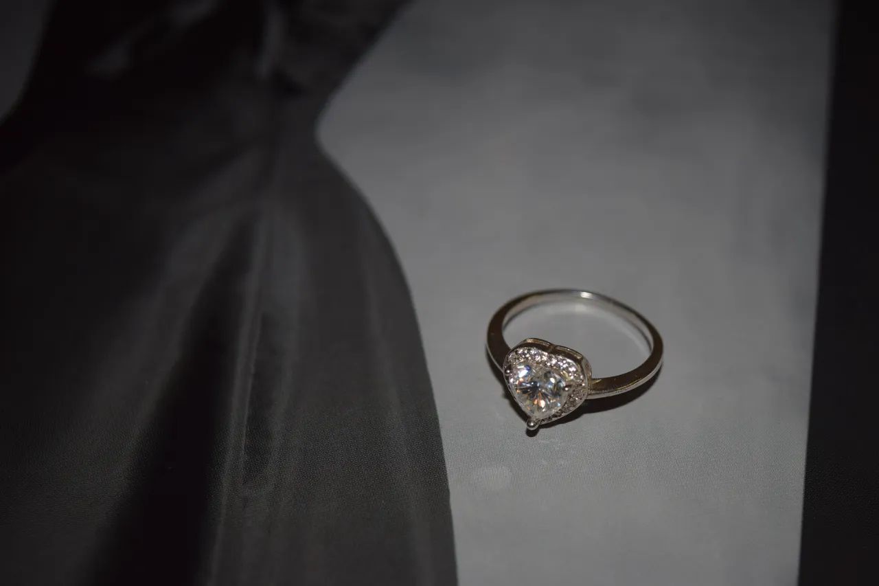 Anel prata 925 Pedra Moissanite - Foto 3
