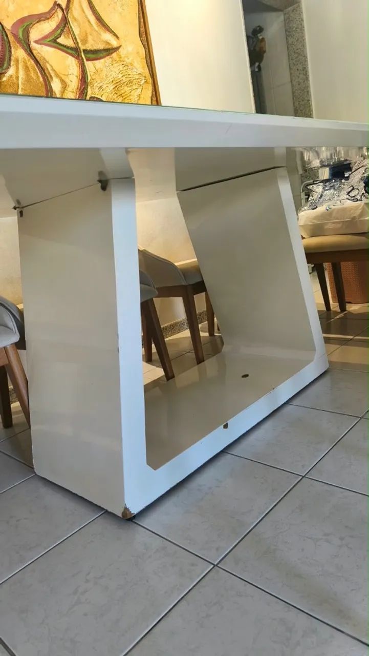 Mesa tampo de vidro  - Foto 2