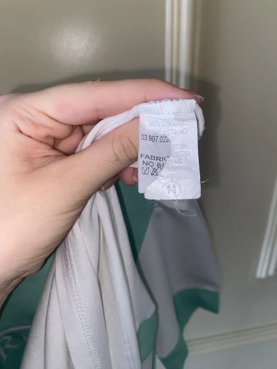blusa feminina sublini verde e branca - Foto 4