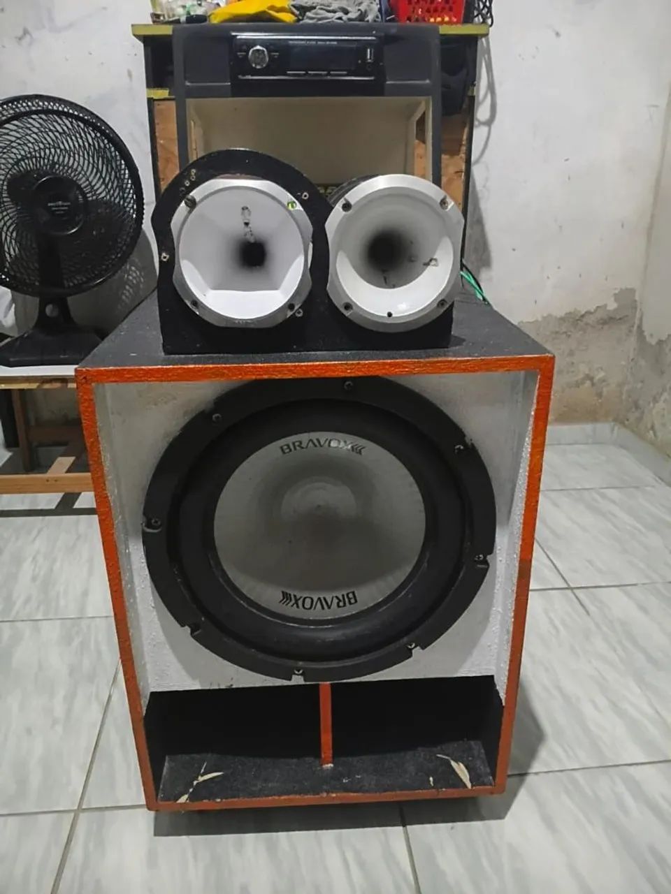 Caixa de som trio 
