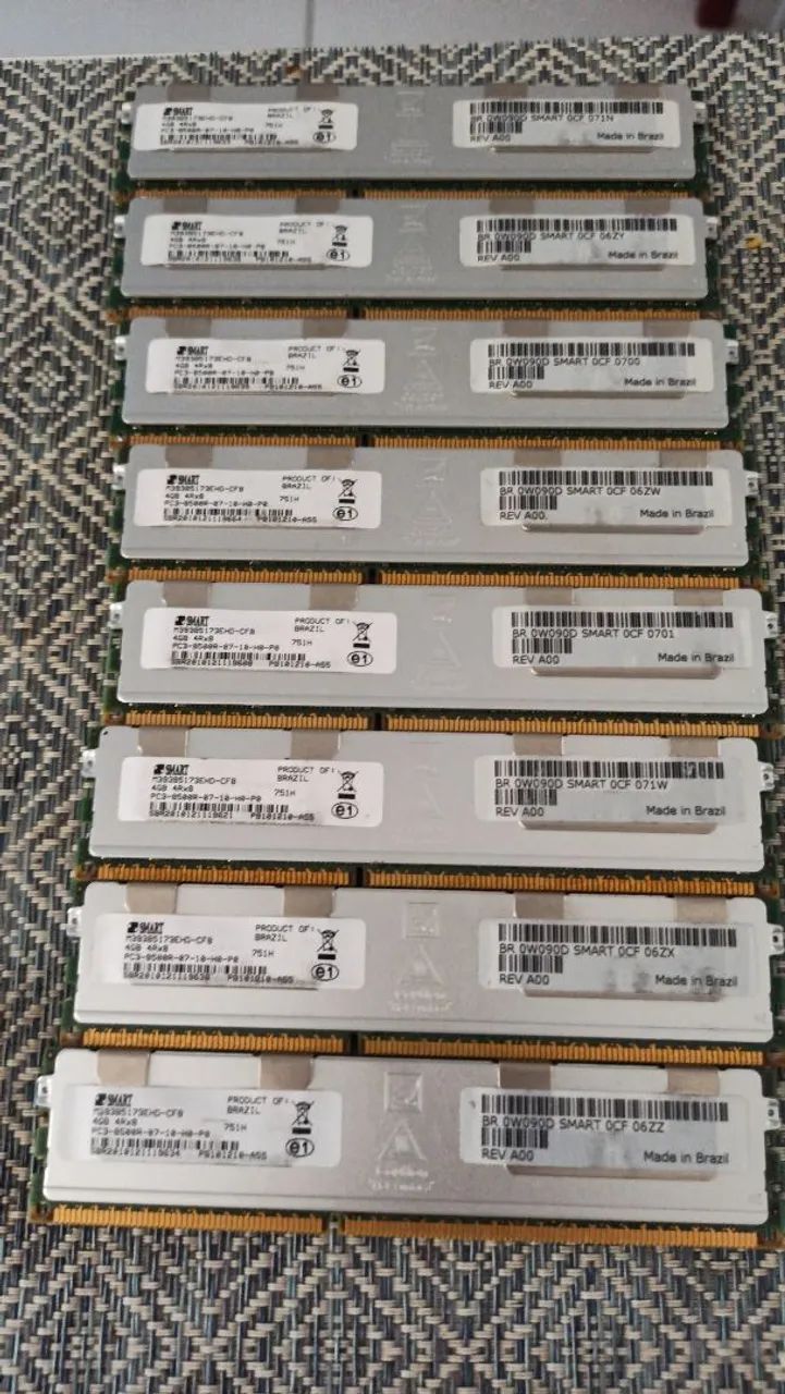 MEMÓRIA 4GB DDR3 SMART ECC PC3-8500R. 1066Mz. - Foto 3