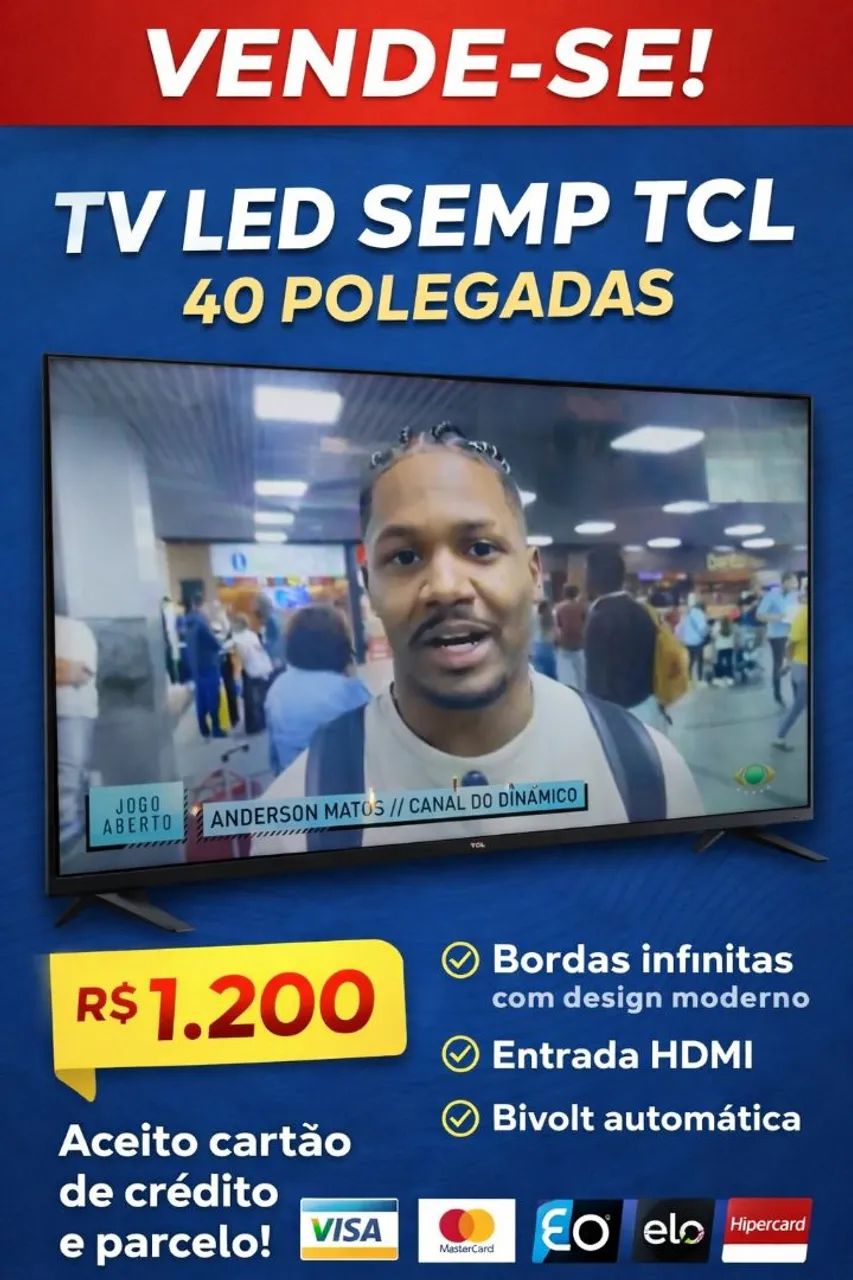 Tv TCL 40 polegadas 