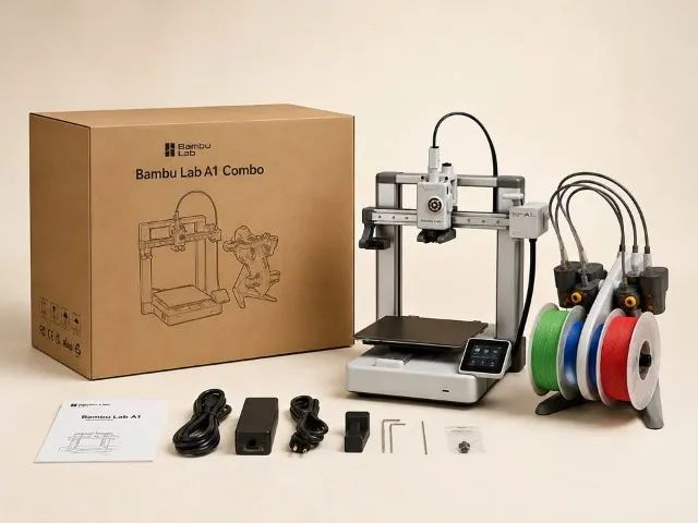 Impressora 3d Bambu Lab A1 + Combo Ams Lite - Multicolorida