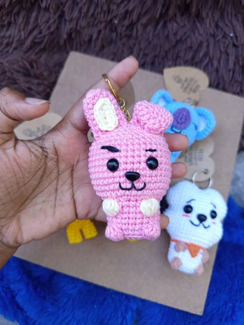 Chaveiros BTS amigurumi  - Foto 2