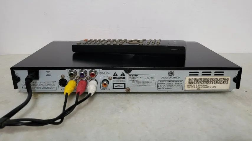 Aparelho De Dvd/cd Player Semp Sd-5091vk Karaokê Mp3 Preto 110/220v - Bivolt - Foto 5
