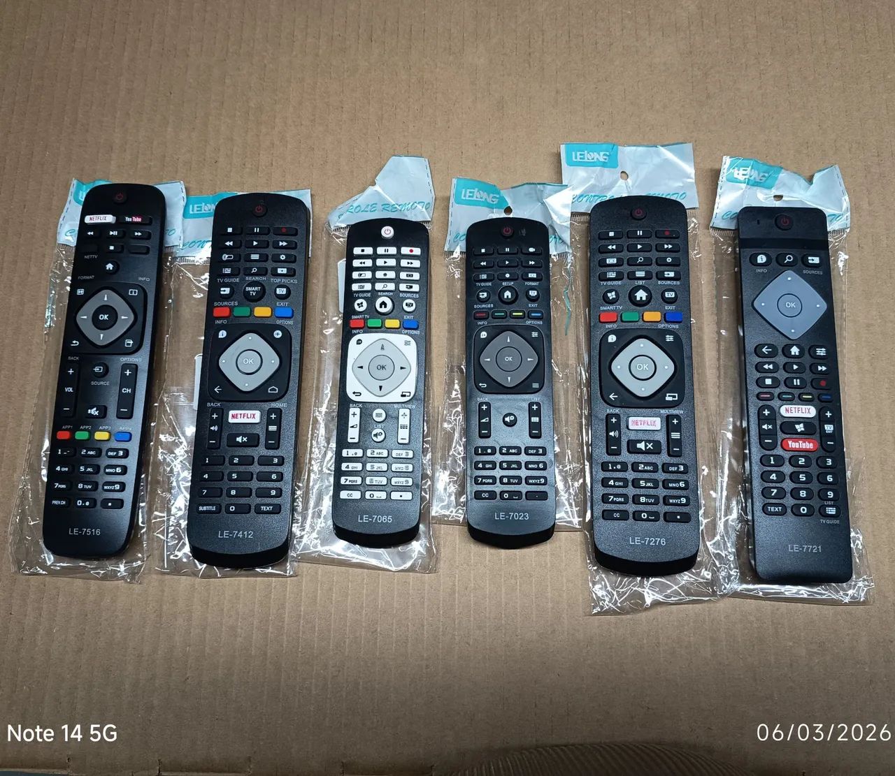 Controle Remoto TV Philips