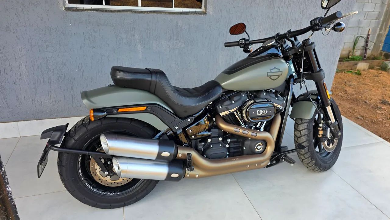 Harley Fat Bob com 715 km - Foto 4