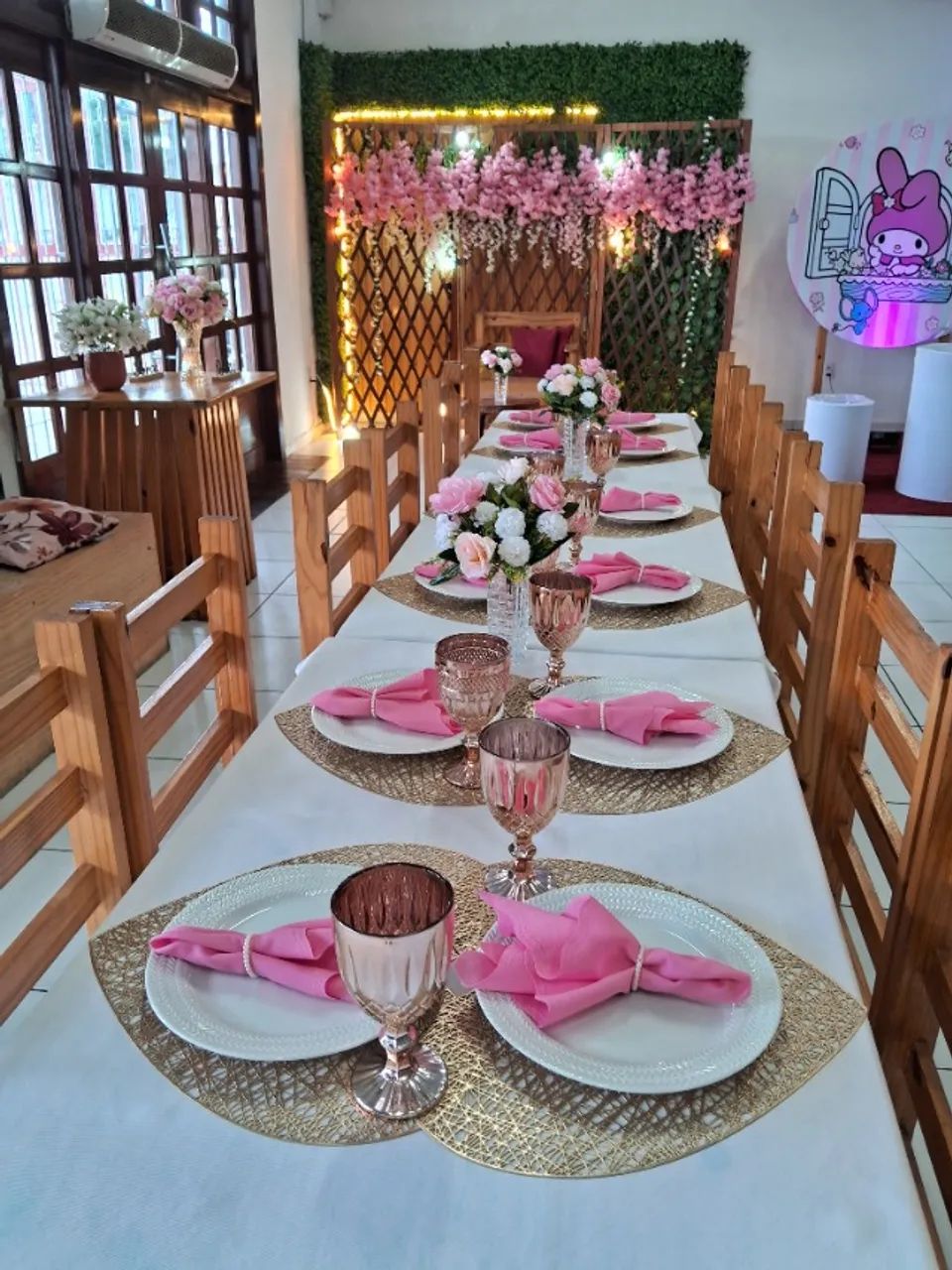 Mesa de 4 cadeiras em pinos - Foto 3