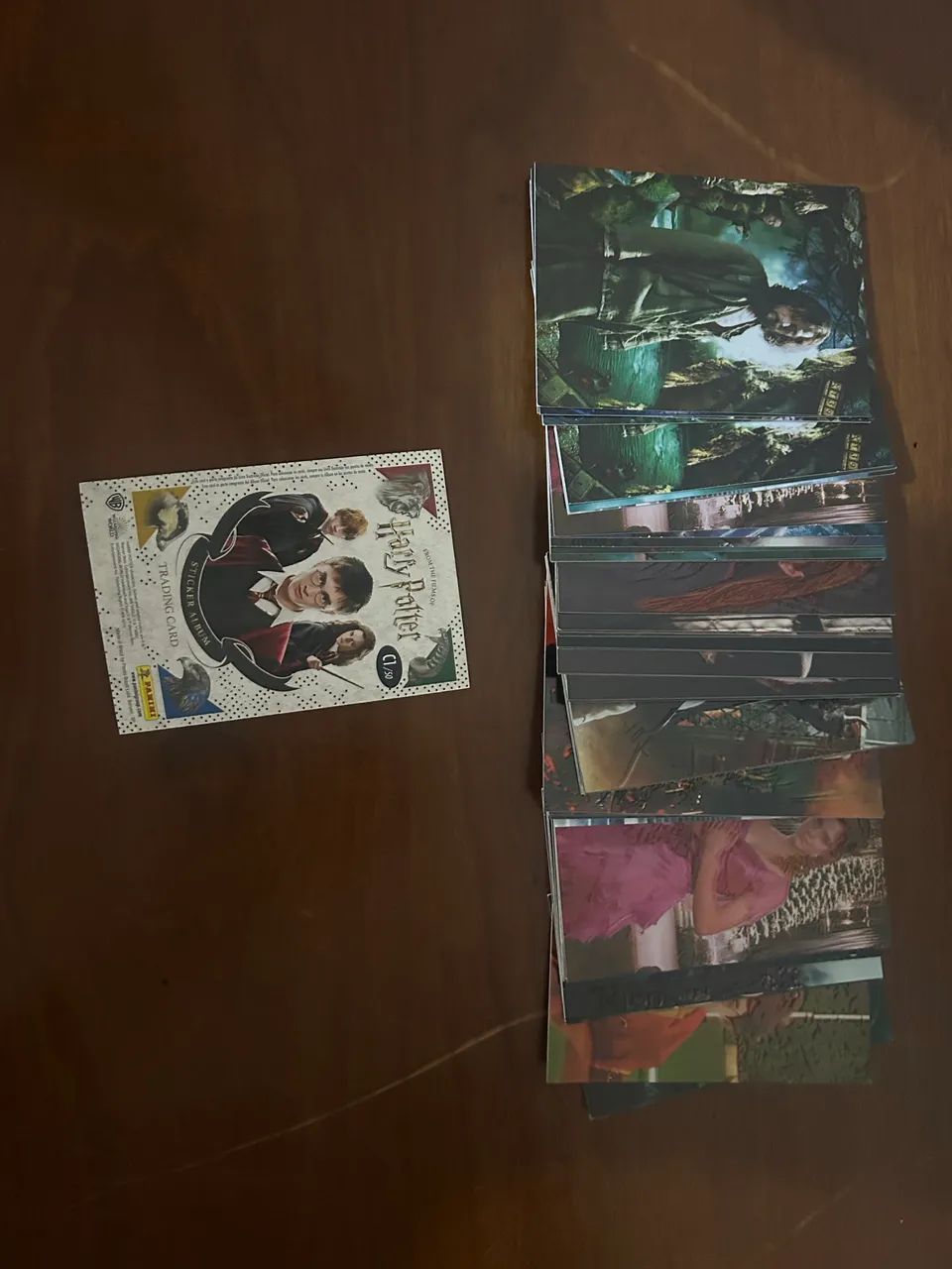 Lote Cards Harry Potter Panini 