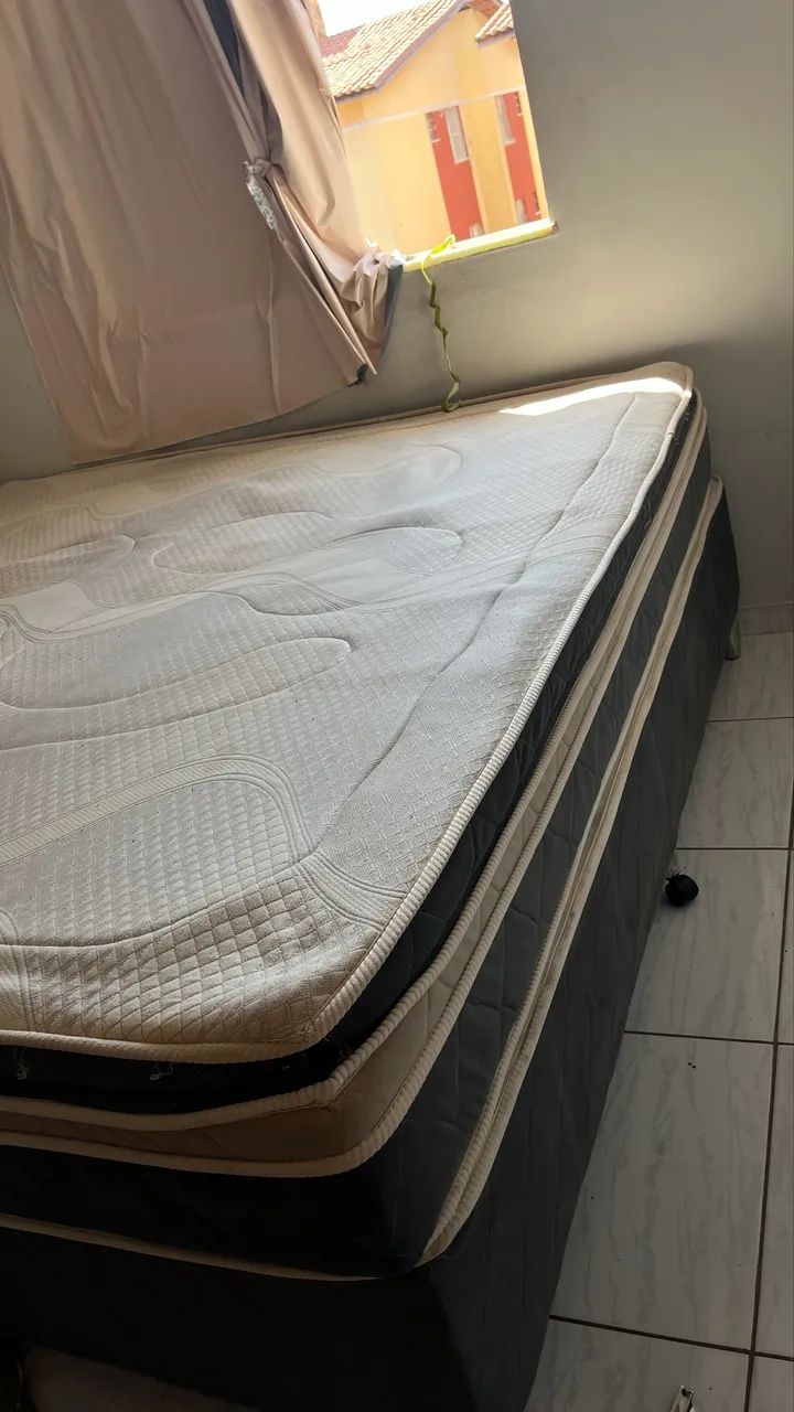 Vendo cama super king size 2,03x2,03 marca guardalupe - Foto 2