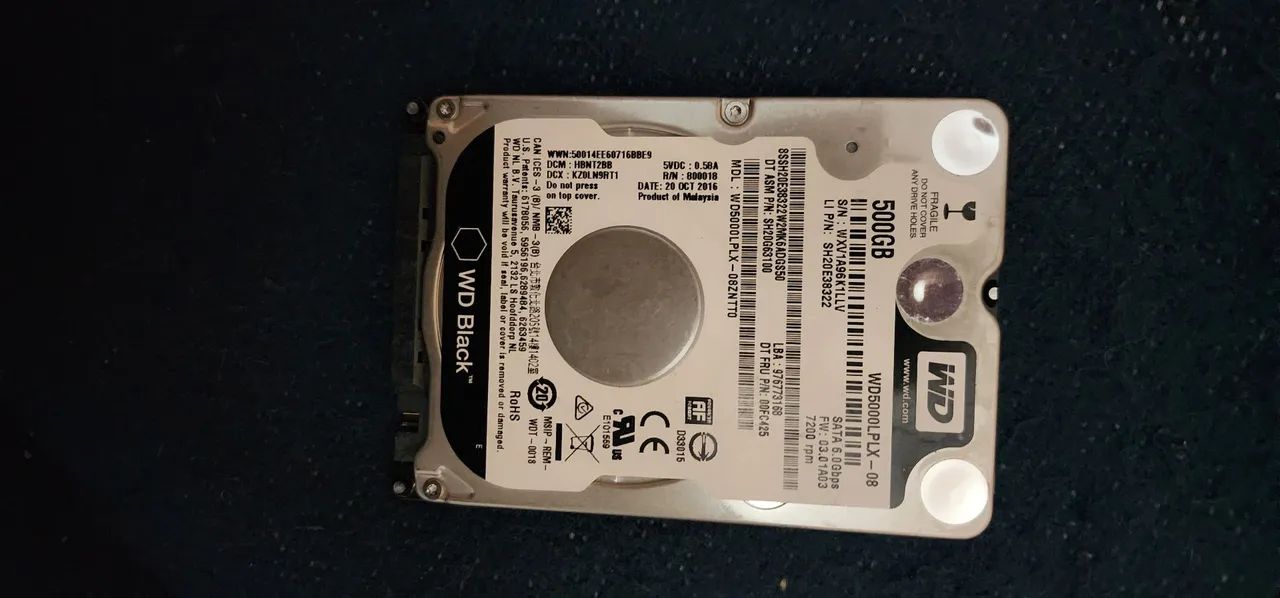 HD 500gb WD + Adaptador