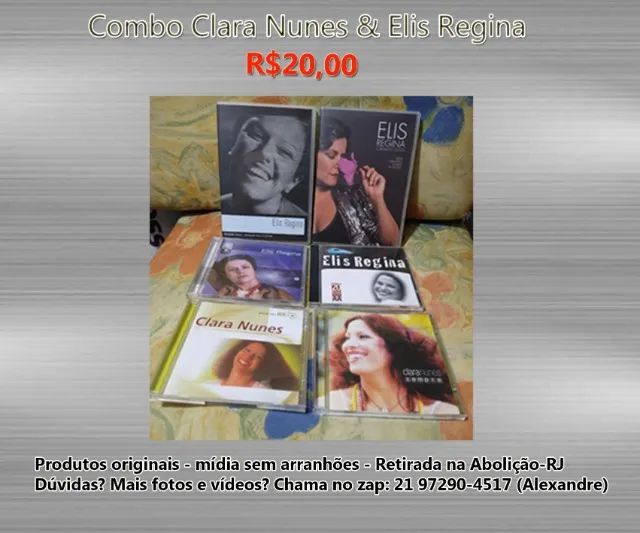 Combo Clara Nunes & Elis Regina