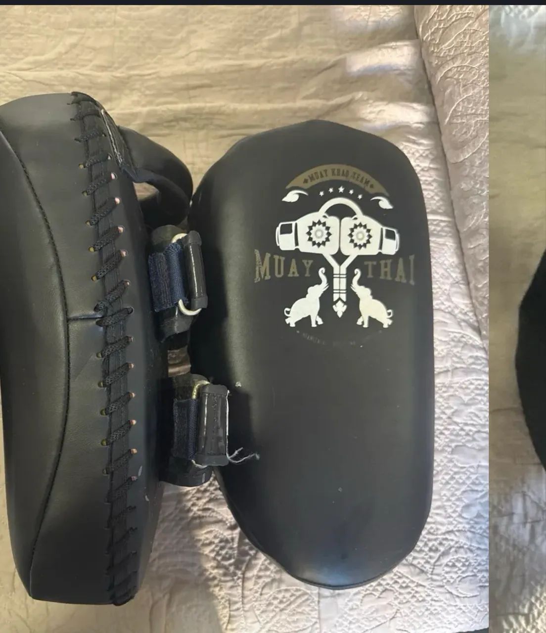 Kit de aparador + manopla + cinto para treino de luta! - Foto 3