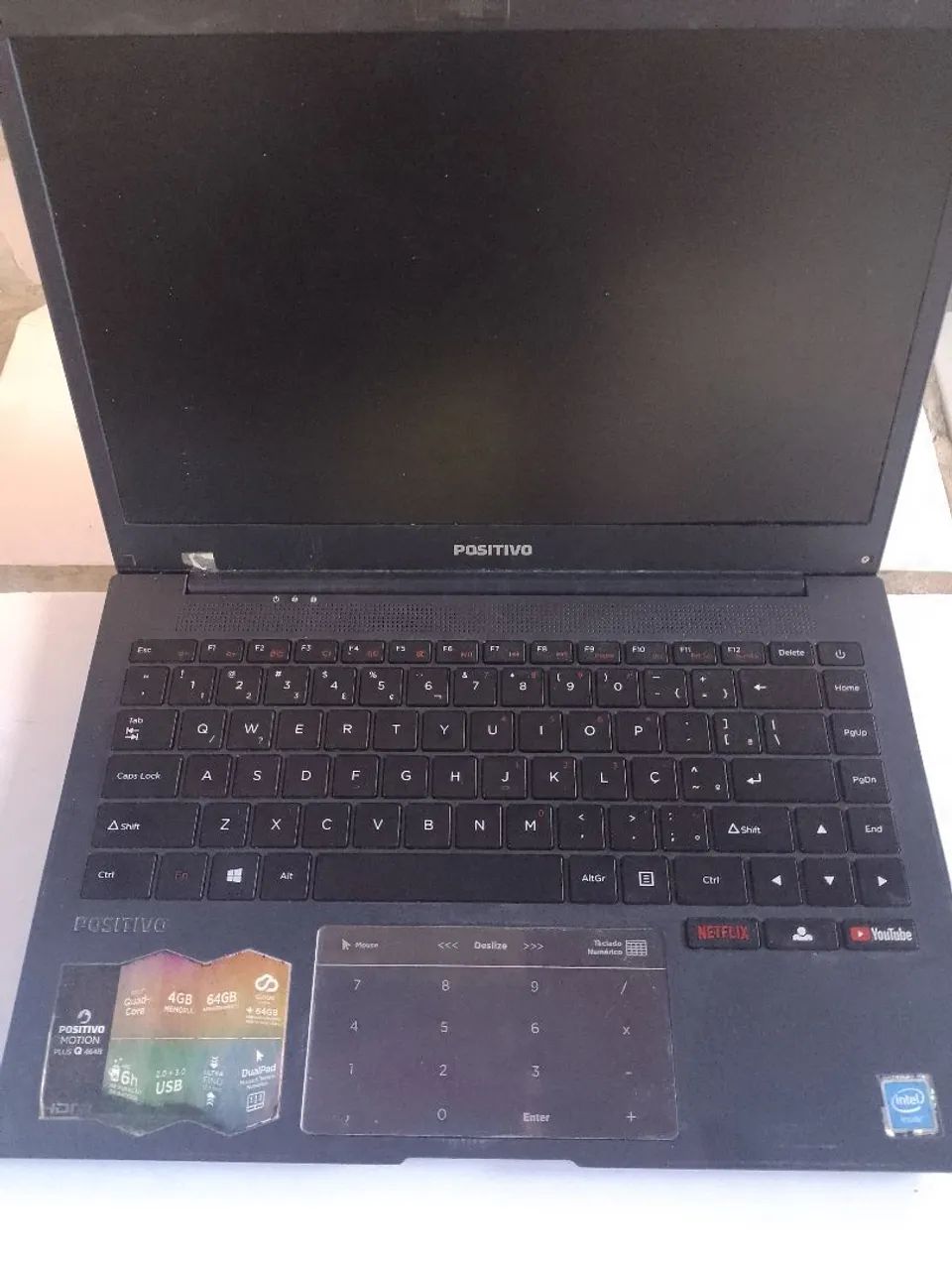 Carcaça de notebook positivo com tela - Foto 3
