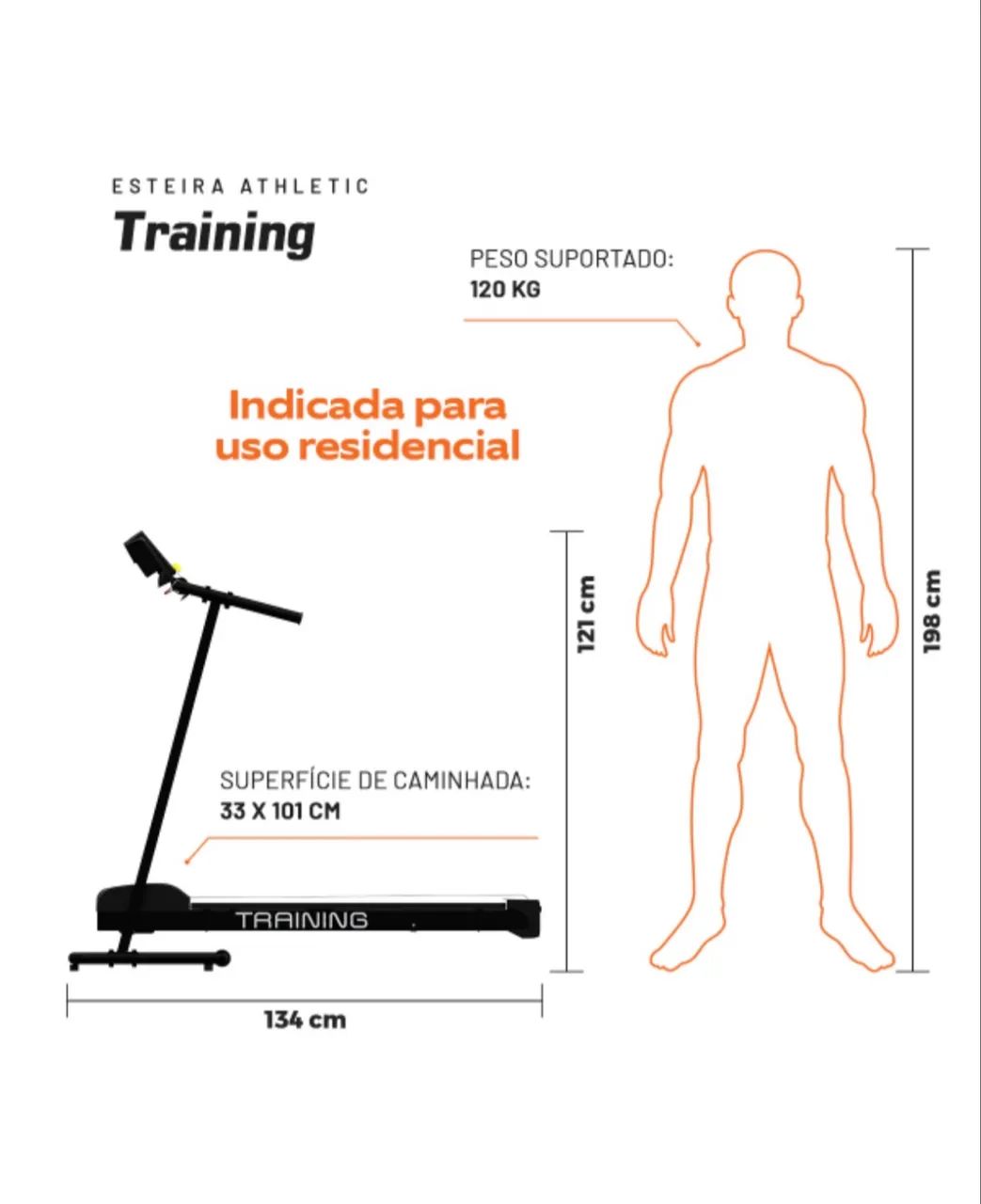 ESTEIRA ATHLETIC Training - Foto 3