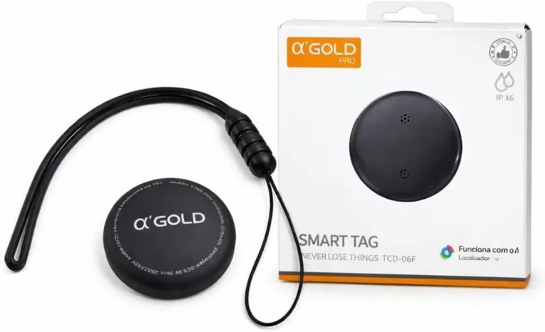 Smart Tag Localizador Android Alpha Gold Pro TCD-06F | Rastreador Bluetooth