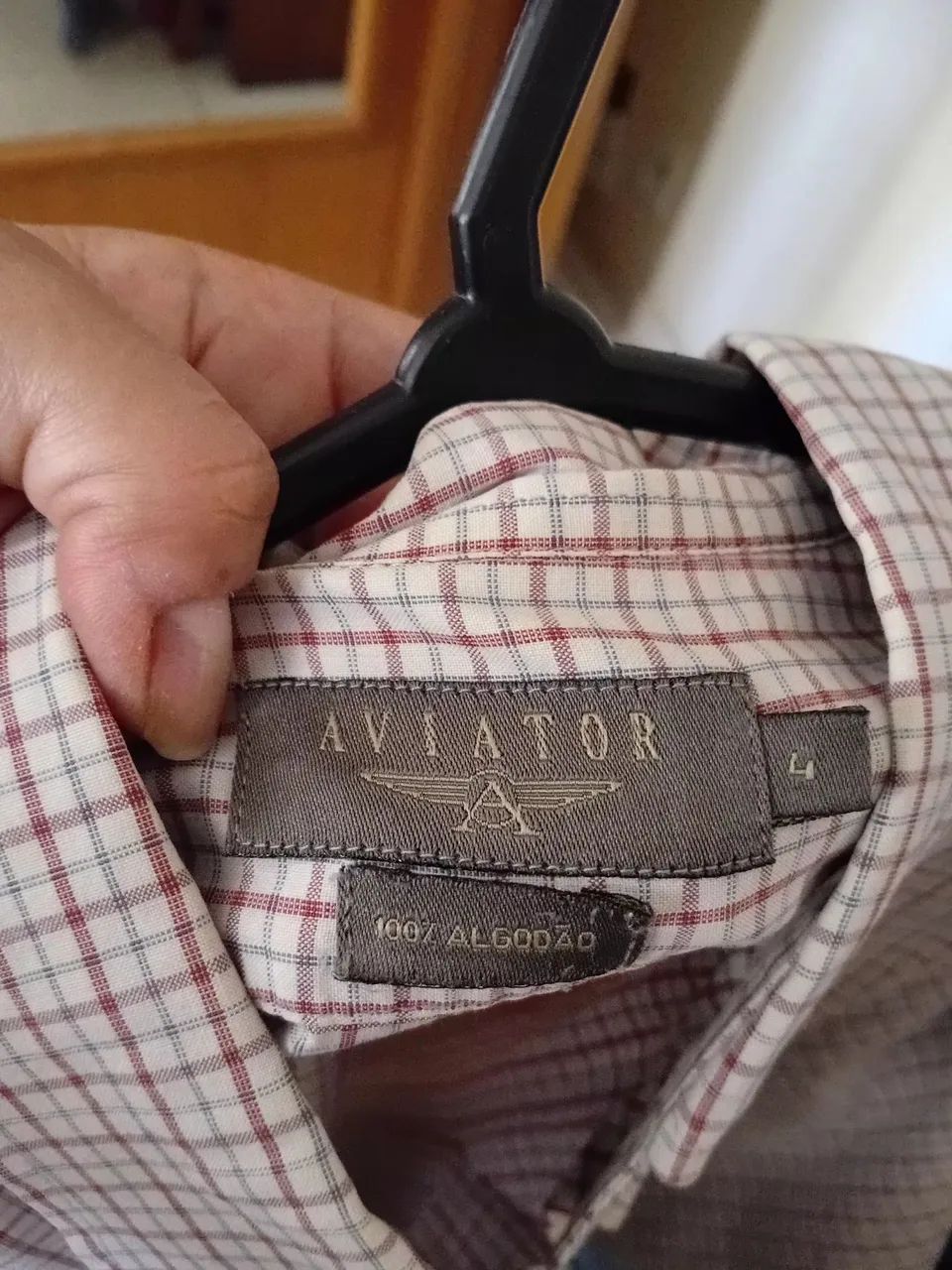 CAMISA AVIATOR NOVA NÚMERO 4 VESTE M OU G  - Foto 4