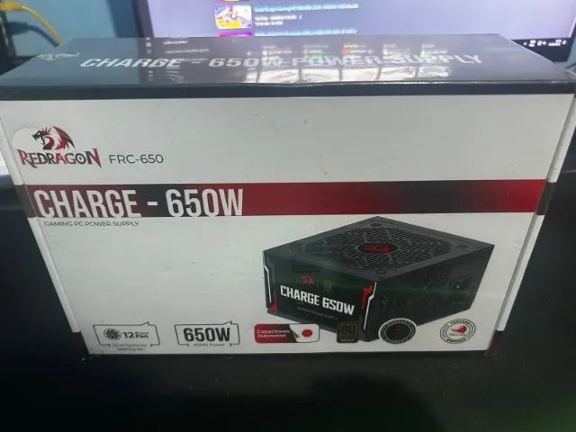 Fonte para PC RED DRAGON LACRADO!