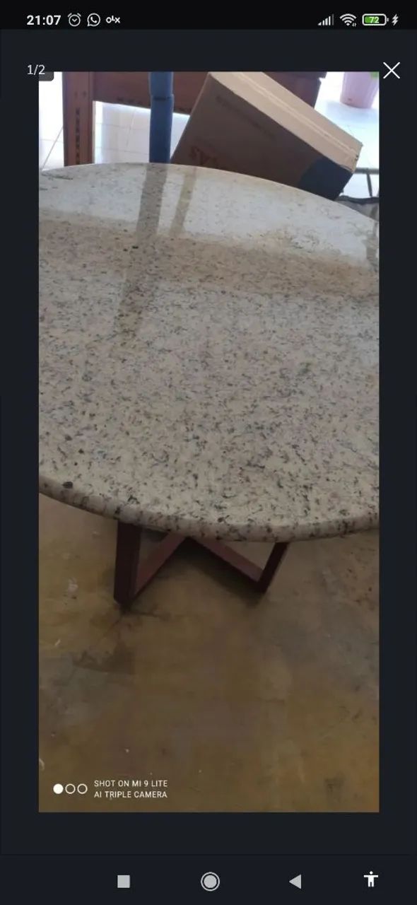 Tampa de mesa de GRANITO