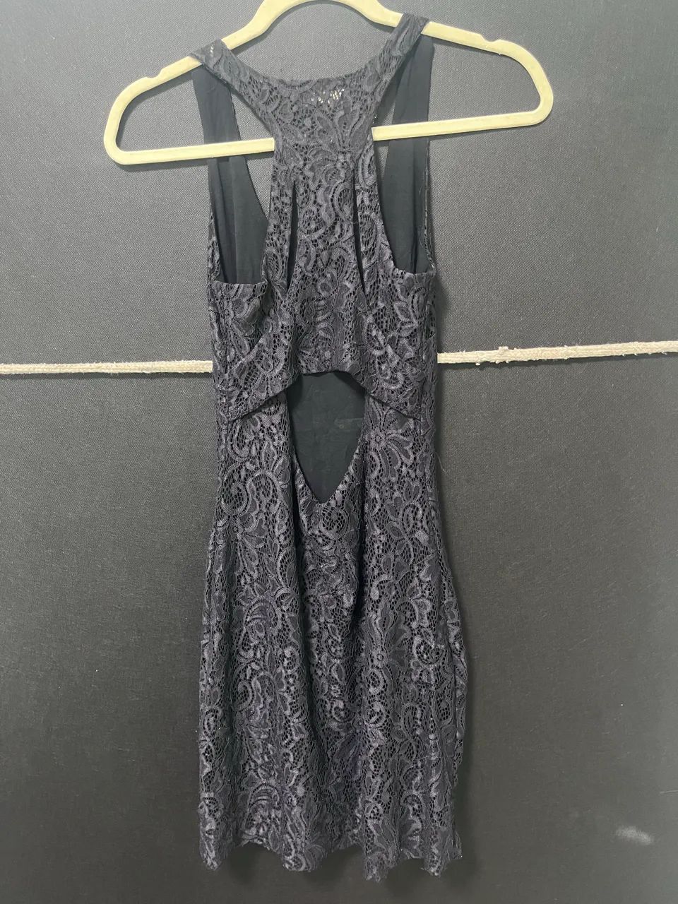 Vestido soltinho de renda preto - Foto 2