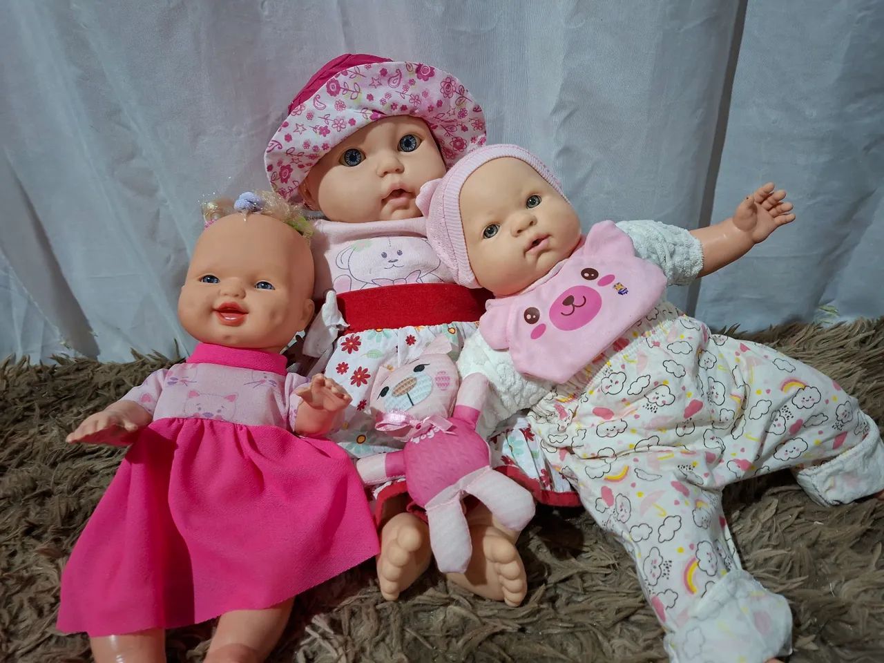 Kit 3 Bonecas Bebês  - Foto 5