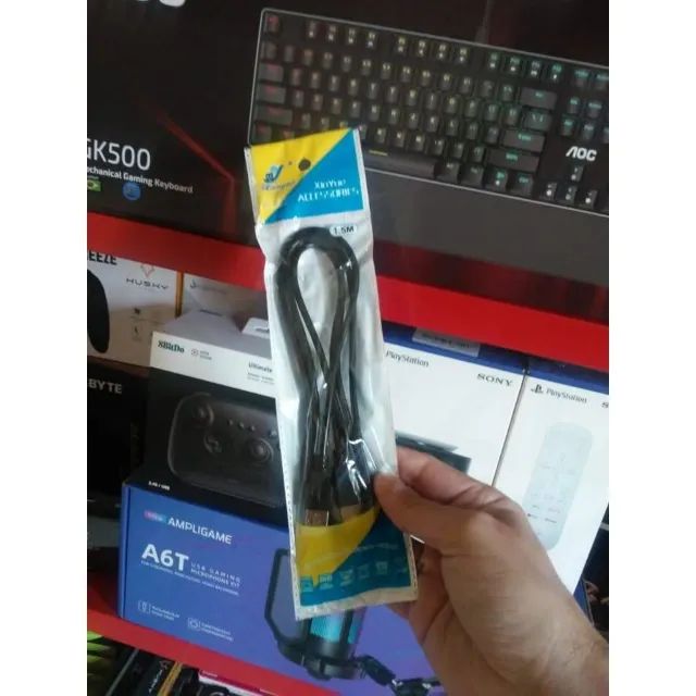 Controle Arcade Zero Delay Com Fio USB e Botões Genéricos Sanwa - Foto 3