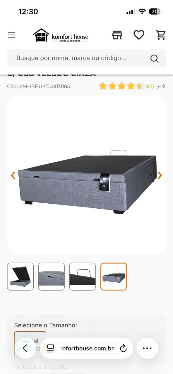 Cama Casal 8 meses de uso  - Foto 2