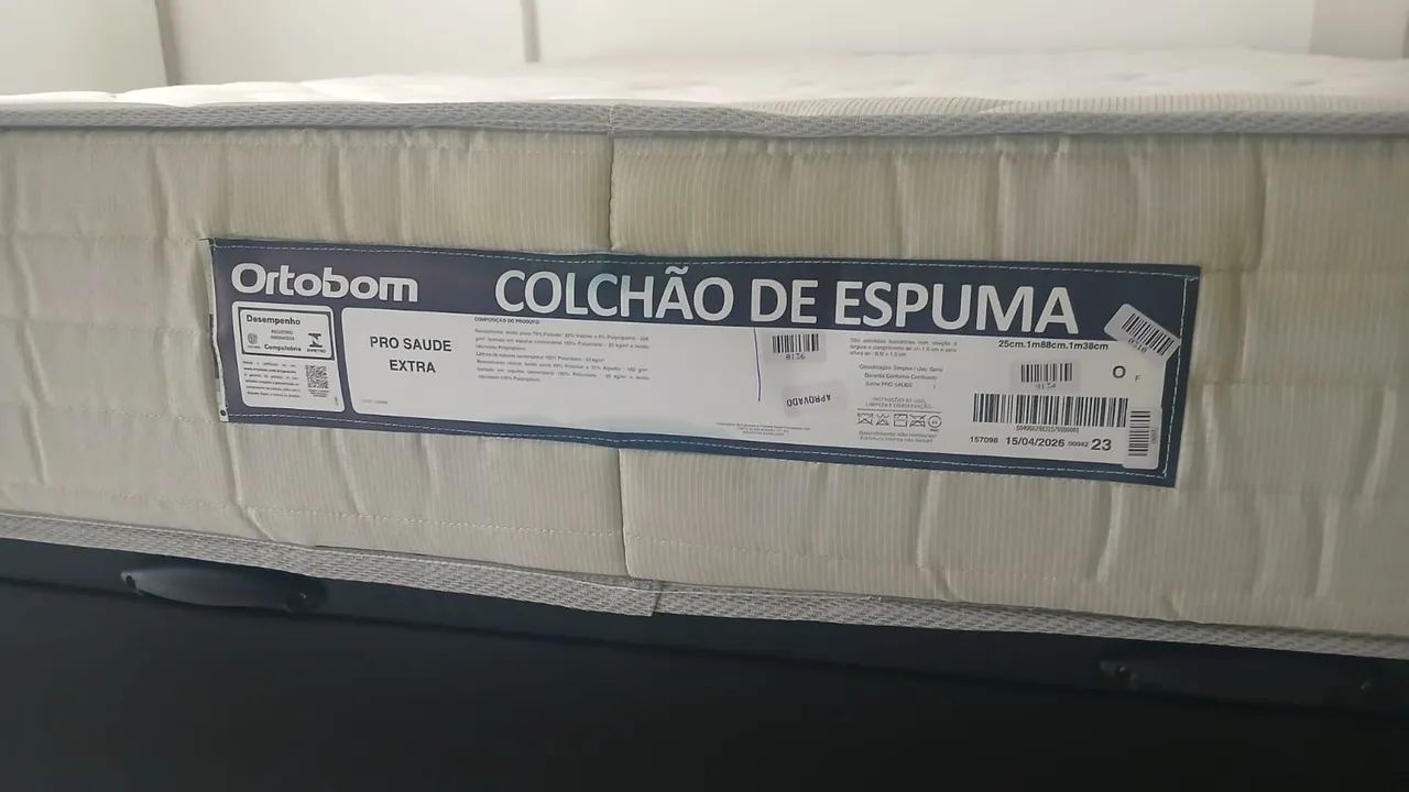 Colchão ortobom espuma 33
