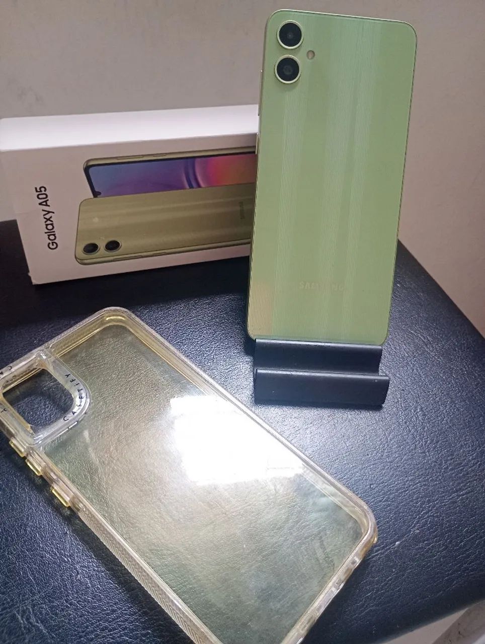 Vendo celular Samsung A05 com case e carregador original. Funcionando perfeitamente  - Foto 3