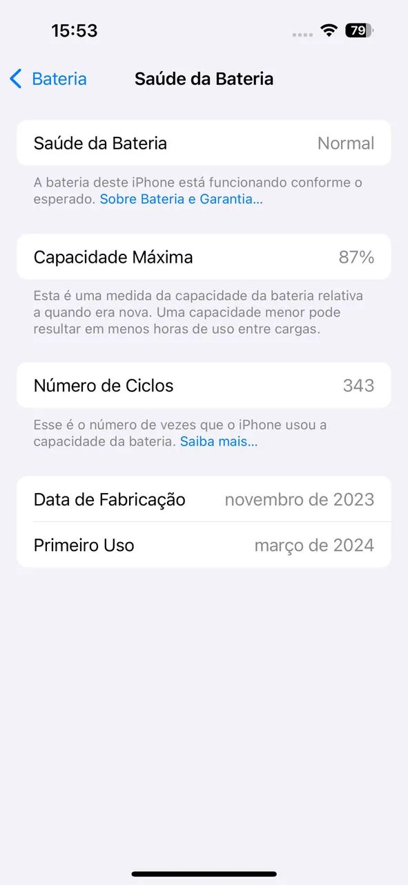 iPhone 15 Pro Azul titânio 128GB - Foto 3