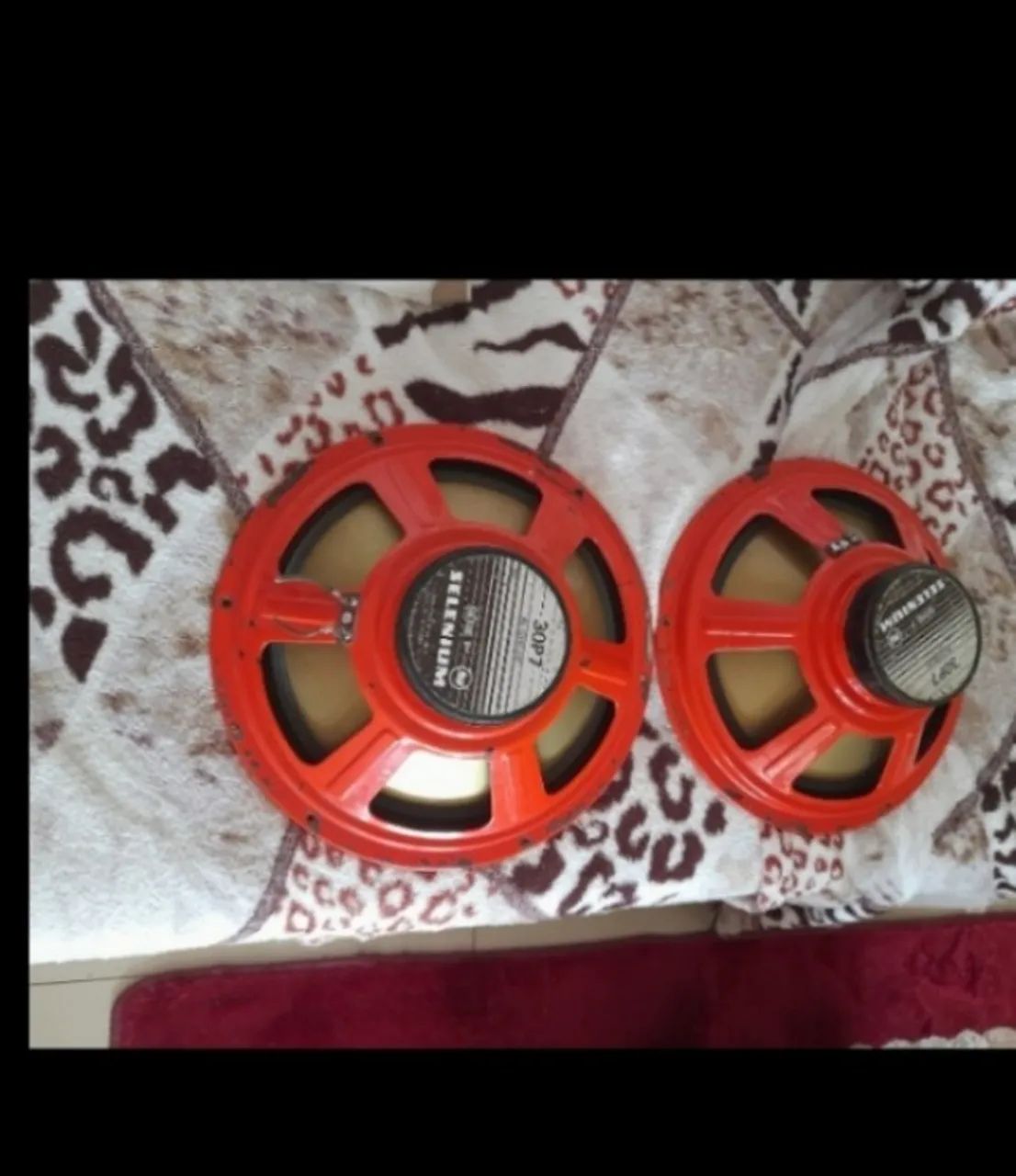 Alto-Falante Woofer Selenium 30P7 Vintage 12 polegadas - Carcaça Vermelha Clássica 