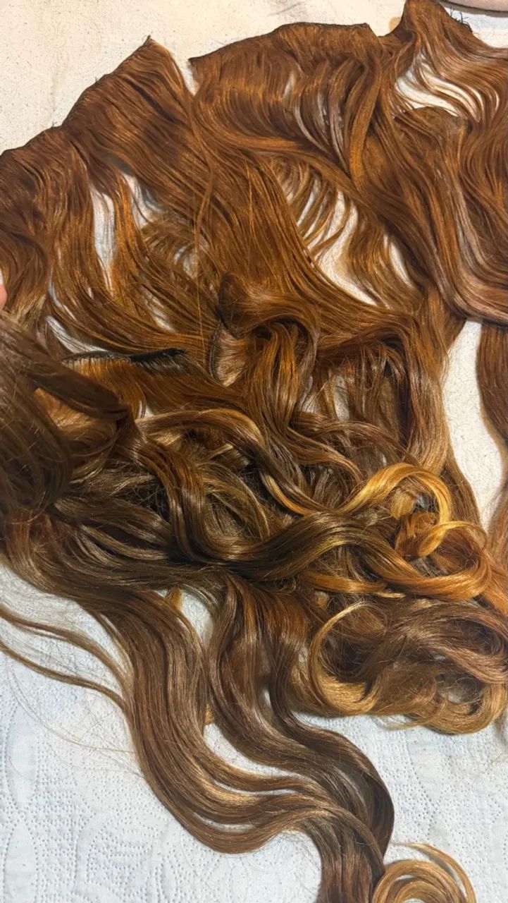 Mega Hair 450gm 75cm loiro mel 