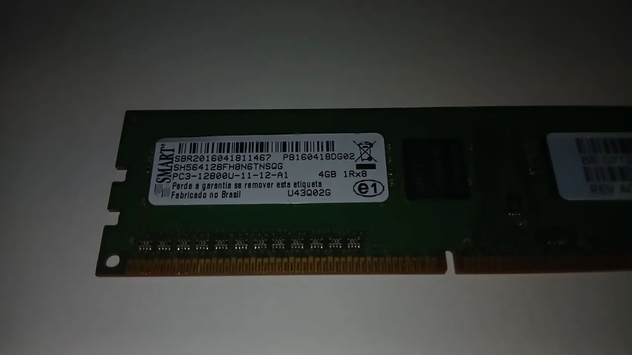 Memória DDR3 4GB 