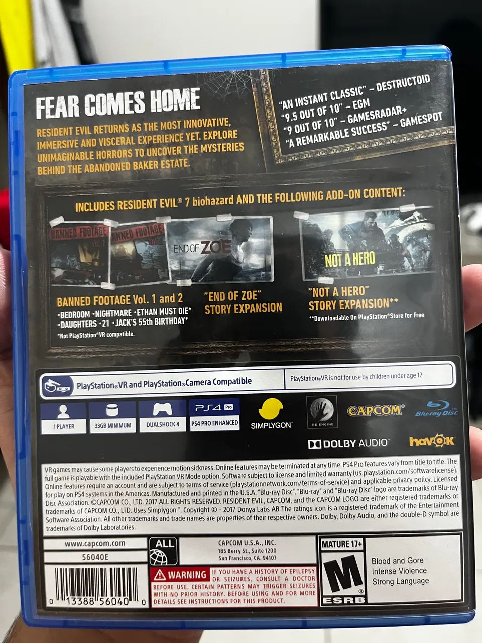 Resident Evil 7 Gold Edition PS4 Mídia física  - Foto 2