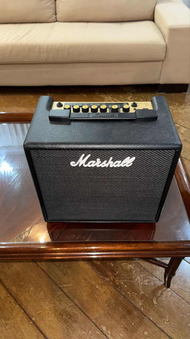 Amplificador Marshall CODE25 25W - Excelente Estado, Pouquíssimo Uso