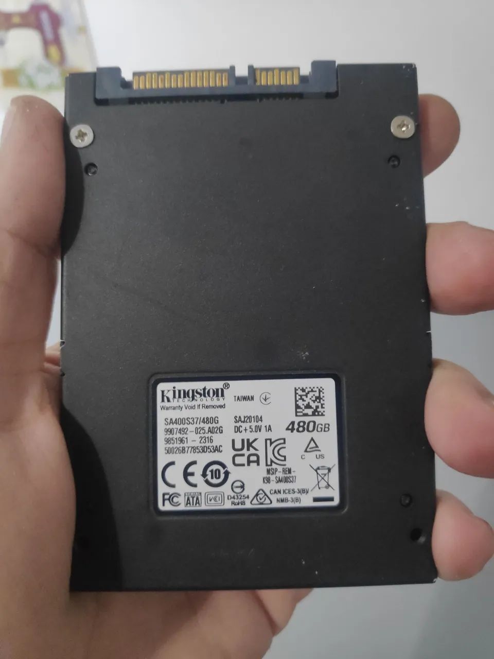 SSD sata kingston 480gb - Foto 3