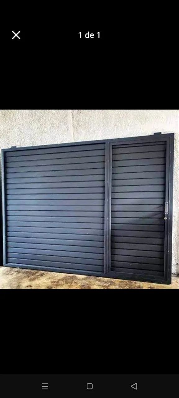 Portão de Metalon galvanizado 