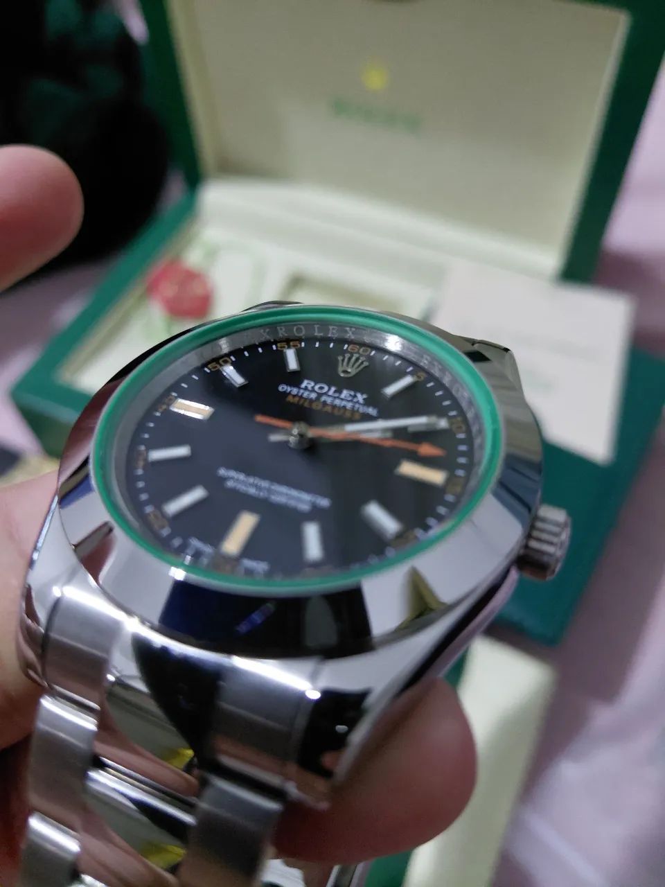 Rolex Milgauss Oyster AUTOMÁTICO + Caixa Completa  - Foto 3