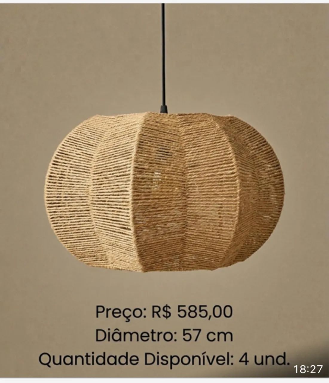 Luminária Decorativa 