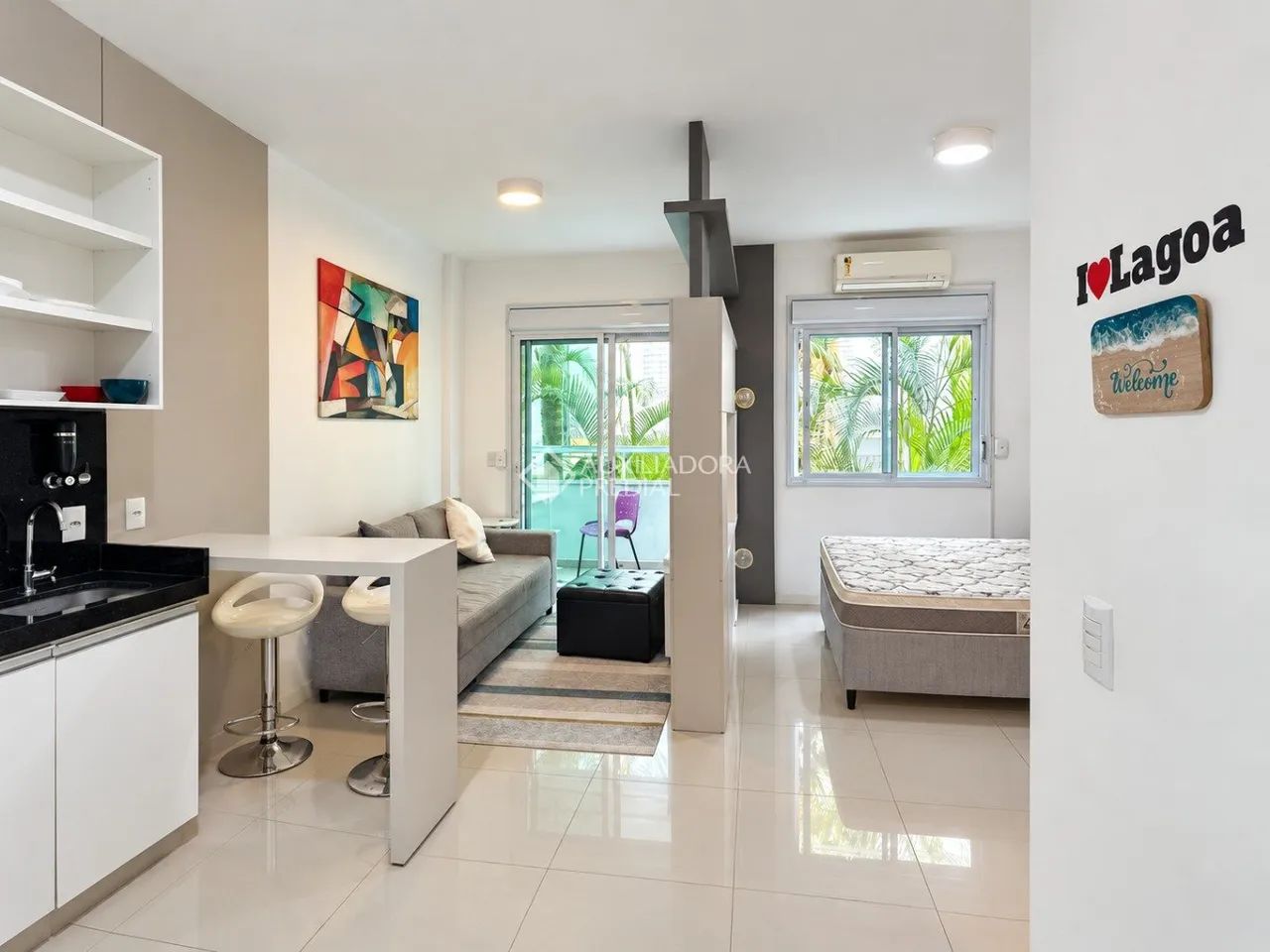 Apartamento mobiliado na Lagoa da Conceição. - Foto 4