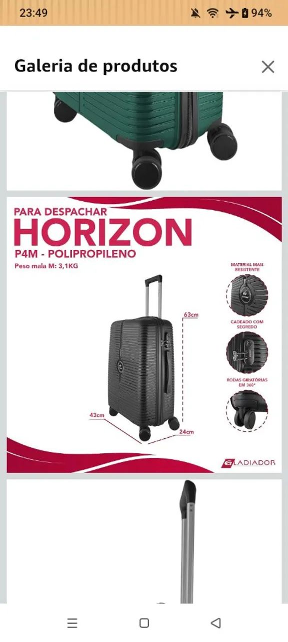 Mala Média 23kg